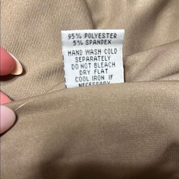 Chic Draped Tan Cardigan - Picture 3 of 5